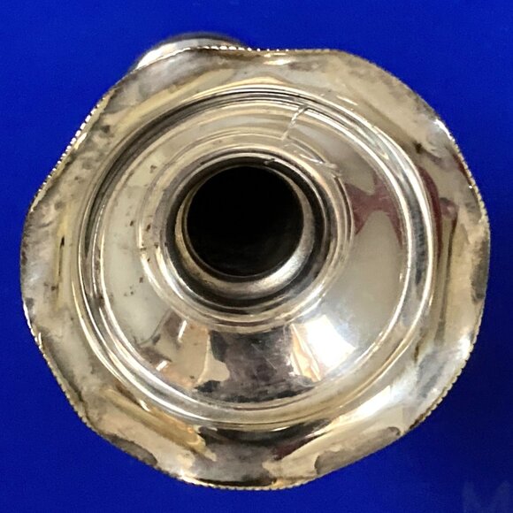 Vintage silver plate candlestick marked HAMO EPNS Made in England - Picture 4 of 5